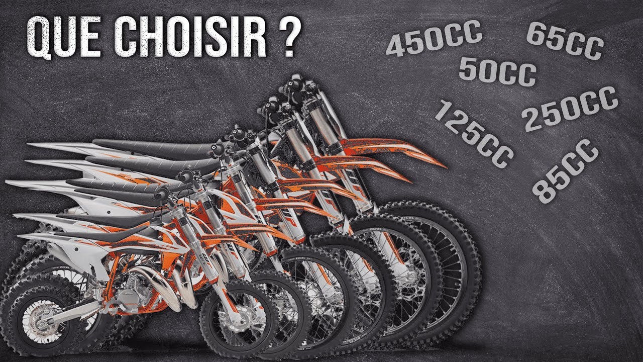 COMMENT CHOISIR SA PREMIERE MOTOCROSS ?