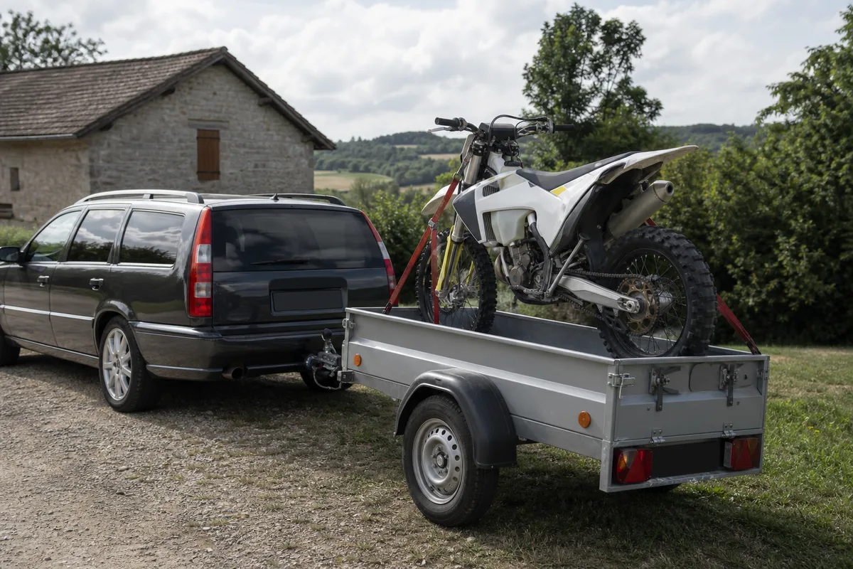 Assurance remorque : transporter sa moto cross en règle
