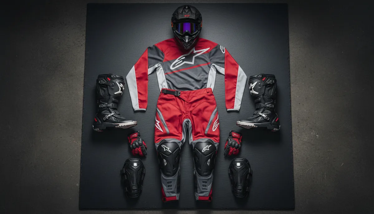 Équipement moto cross complet : guide d'achat de la tête aux pieds