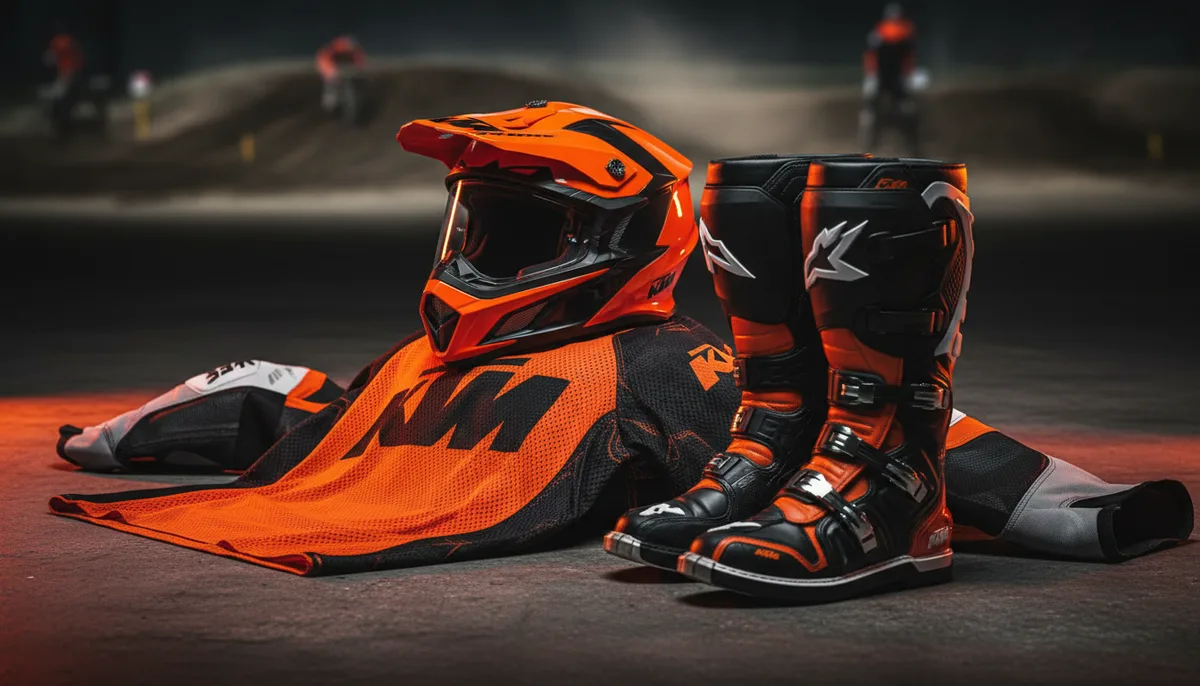 Équipement moto cross KTM : tenue, protections et ensemble complet